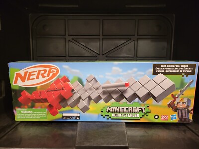 NEW Nerf Minecraft Heartstealer Sword 4 Nerf Elite Foam Darts Foam Blade NIB