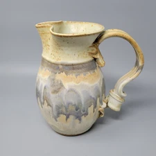 Dirtworks Pottery Pitcher Jug Vase with Handle Seagrove NC North Carolina