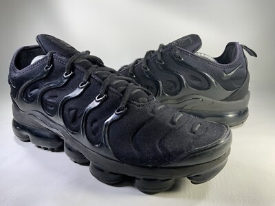 Nike Air Vapormax Plus Triple Black Anthracite Mens Size 12 Rare
