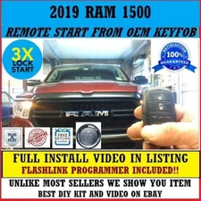 Plug & Play Remote Start 2019 RAM 1500 GAS or DIESEL
