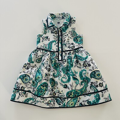 janie and jack green satin dress The Lily Dress in Cordoba Print 8