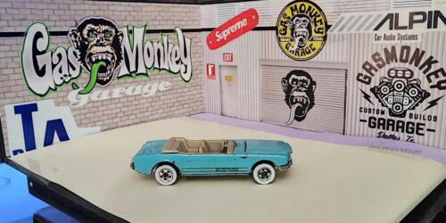 👓Hot Wheels 1989 Classic Series⚡'65 MUSTANG CONVERTIBLE Turquoise⭐WWBW Used - Picture 3 of 8