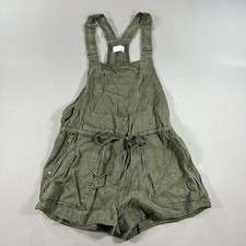Wilfred Free Aritzia Ashen Green Beatriz Drawstring Romper Lyocell Women's XS
