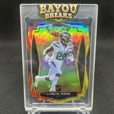 2020 Panini Select La’Mical Perine Tie-Dye Die-Cut /25 #180 RC Rookie