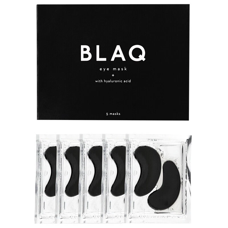 BNIB~BLAQ Hydrogel Eye Mask Hyaluronic Acid 5 Masks Activated ☆SEALED☆ |