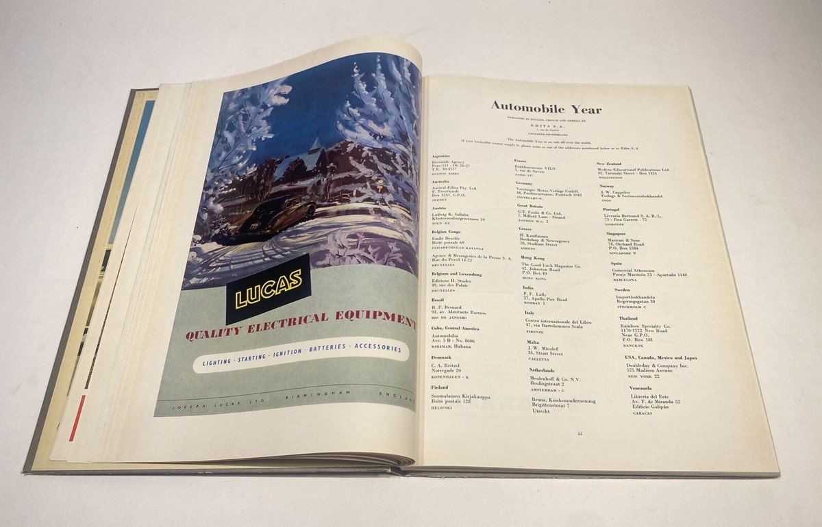 洋書 Automobile Year Automobile Year Review No. 5, 1957-1958, Hardcover | eBay