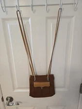I Medici Firenze Genuine Italian Brown Leather Crossbody Convertible Bag Purse