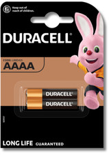 2x DURACELL AAAA LR61 Batteries MN2500 E96 1.5V Specialty *EXPIRY 09/2030*
