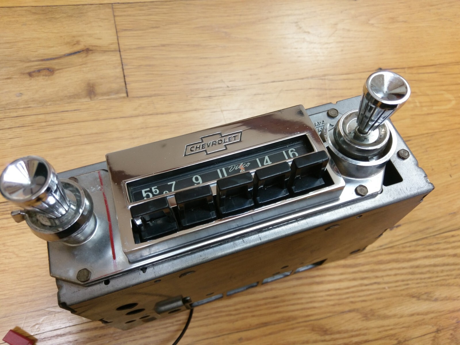 Early Model Chevrolet Corvair Nova II AM Push Button Radio Delco GM