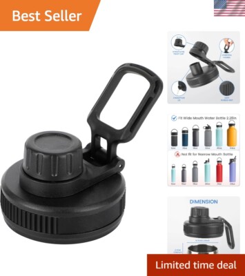 BPA-Free Chug Lid for Hydro Flask Wide Mouth Bottles - Ergonomic Design