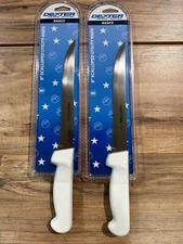 Dexter Russell 8" Scalloped Edge Kitchen Utility Fish Hunt Knife 2 Pack