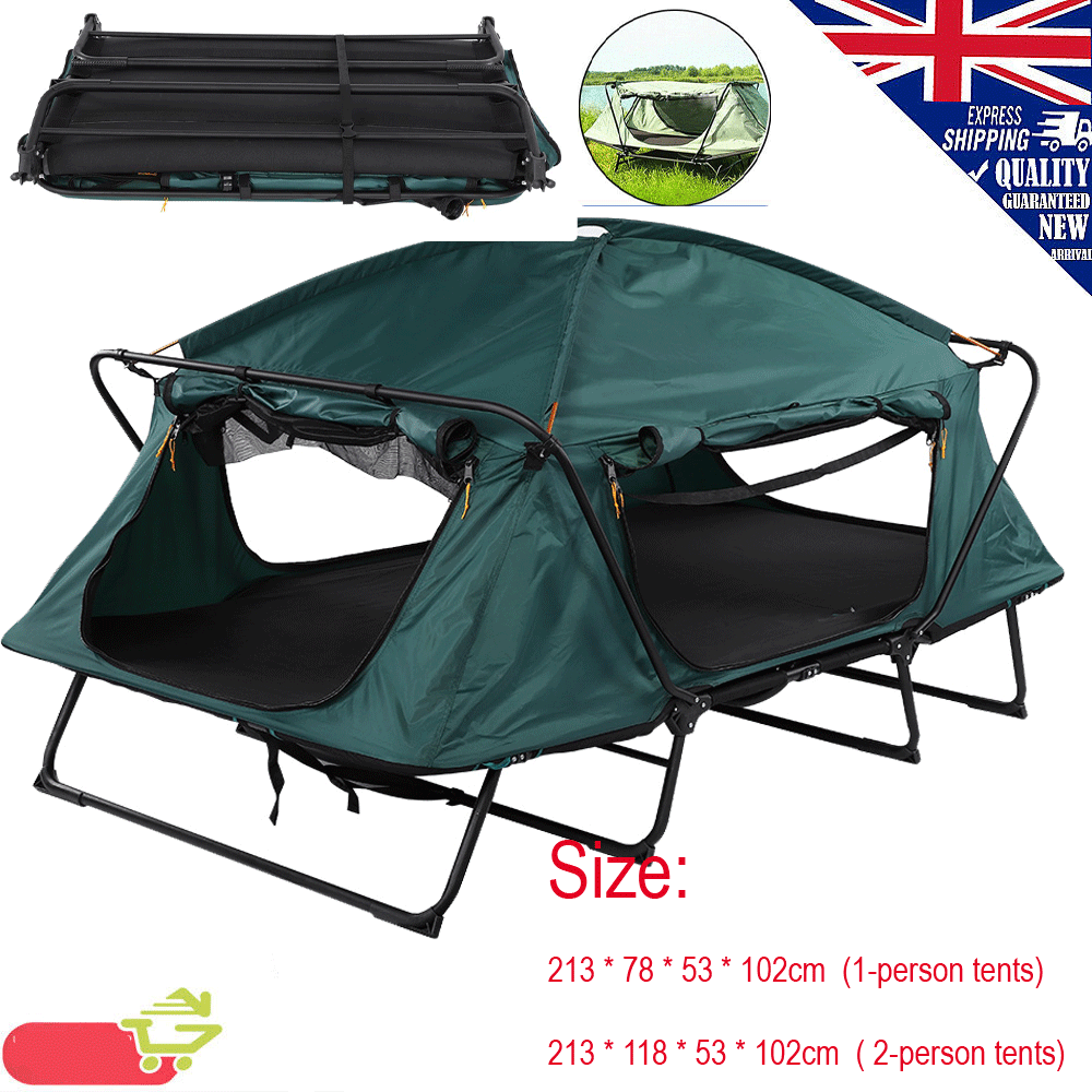 Durable SINGOLADOPPIA persona Tenda pieghevole da terra Tenda Campeggio Letto Culla UK Durable SINGOLADOPPIA persona Tenda pieghevole da terra Tenda Campeggio Letto Culla UK