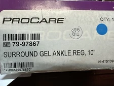 Procare 79-97867 Surround Gel Ankle Brace, 10” Regular Adult 