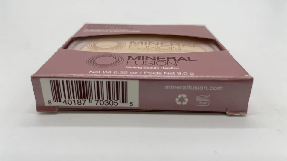 MINERAL FUSION PRESSED POWDER FOUNDATION NEUTRAL 1 FAIR SKIN W/PEACHY UNDERTONES - Image 2 of 4