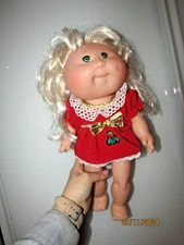 Vintage Cabbage Patch Kids CPK holiday Christmas outfit Doll