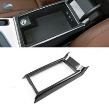 Auto ABS Kohlefaser Mittelarmlehne Armlehne Rahmen For Audi A4 B9 A5 2017-21