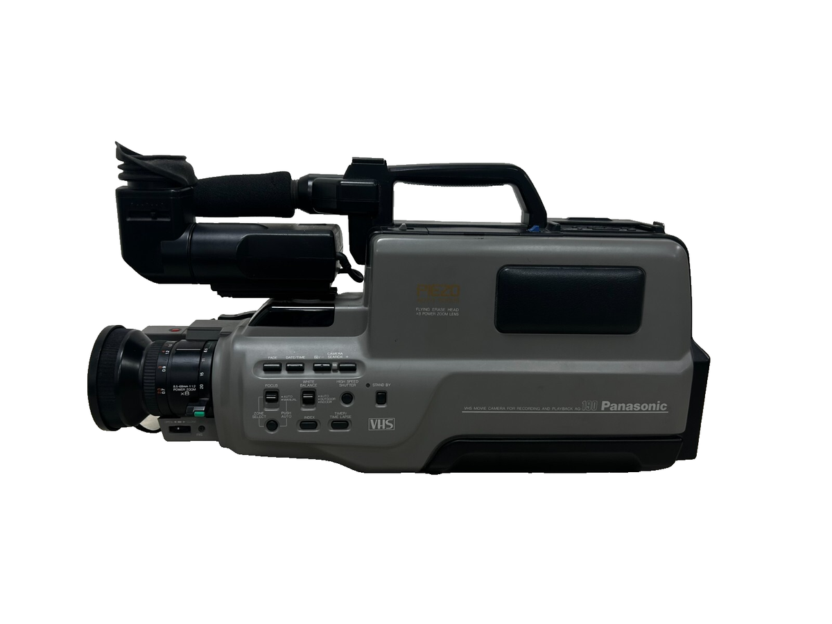 PANASONIC Piezo Camcorder AG-190 VHS Movie Camera w/ Case | eBay