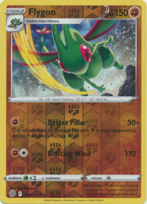 x1 Flygon - 076/172 - Rare - Reverse Holo Pokemon SS09 Brilliant Stars M/NM