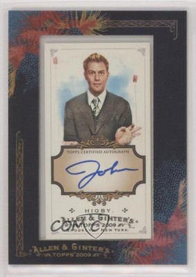 2009 Topps Allen & Ginter's Framed Mini Auto John Higby #AGA-JH Auto