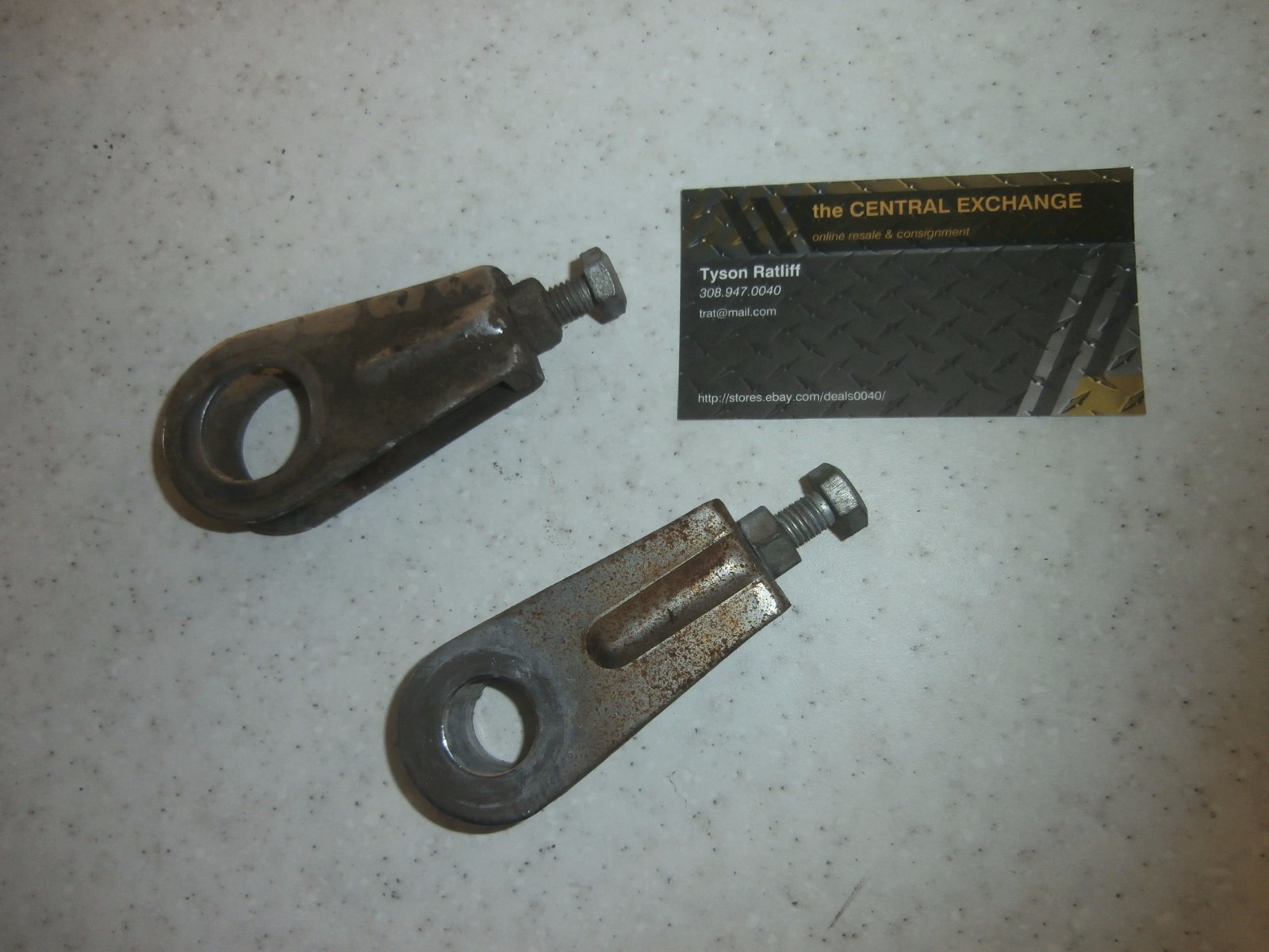 77 Kawasaki KZ400 KZ 400 D4 Genuine Rear Wheel Chain Adjuster Spacer Tension Set eBay