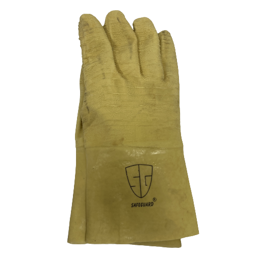 12-PACK Safeguard Heavy Duty Rubber Latex Fish Scaling Gloves *FREE SHIPPING*