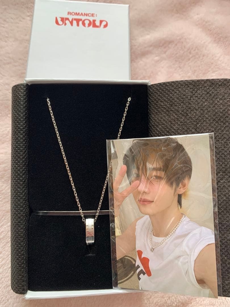ENHYPEN ROMANCE UNTOLD リングネックレス　ソンフン ENHYPEN SUNGHOON ROMANCE UNTOLD RING NECKLACE w/PHOTOCARD | eBay