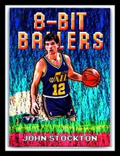 John Stockton [Holo] #8B-24 Prices | 2025 Topps 8-Bit Ballers