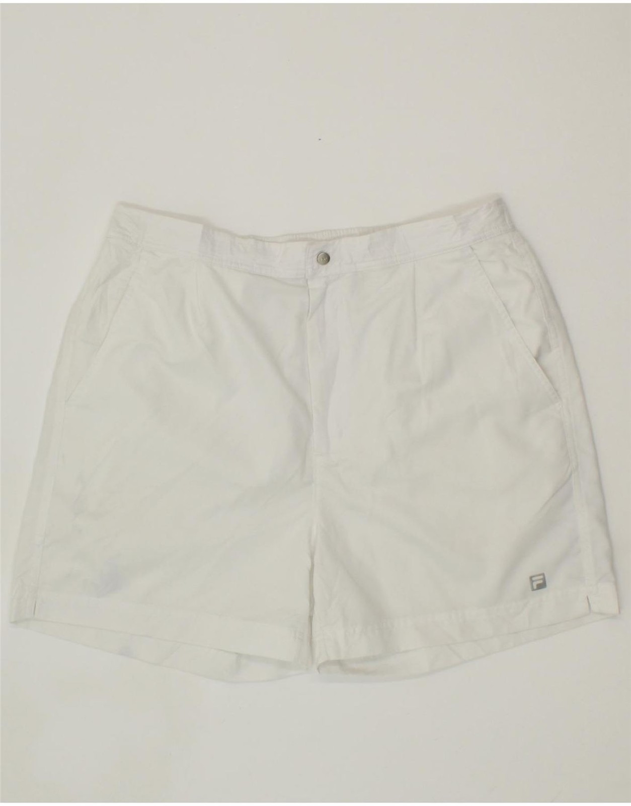 FILA pantaloncino chino donna grande W32 bianco poliestere ZY16