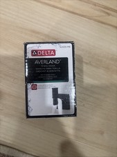 Delta Averland Single Towel Hook Bath Hardware Accessory in Matte Black AVE35-MB