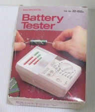 Radio Shack Micronta Battery Tester 22-032A Working In Box