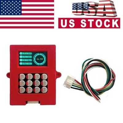 4S 5A Active Equalizer Balancer for Lifepo4/Lipo/LTO Battery+Voltage Display US/
