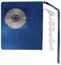 Fellowes Inc : Self-Adhesive CD Holders,5-3/8"x1/32"x5-3/8",5/PK,Clear -:-...