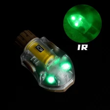 WADSN Tactical Helmet Lamp RED/GREEN/BLUE IR Light IFF Outdoor Signal Headlamp