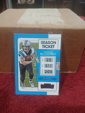 Christian McCaffrey 2021 Panini Contenders Football #15 NFL Panthers