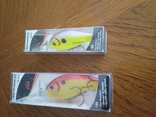 2 New Tim Hortons Bomber Crankbaits 1 -3/4oz & 1-1/2oz,NIB See Description