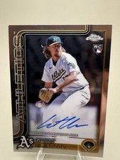 2025 Topps Chrome - Grant Holman #RA-GHO Chrome (RC) Auto - Athletics