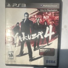 SEGA Yakuza 4 PS3 M Action & Adventure Bonus Content NTSC-U/C Yakuza Series