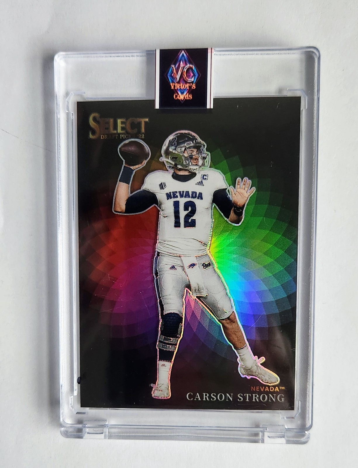 2022 Panini Select Draft Picks - Color Wheel Carson Strong #CWCS