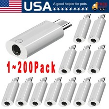 USB-C Type C Adapter Port to 3.5MM Aux Audio Jack Earphone Headphone Car Lot