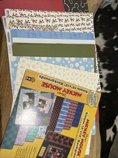 Mickey Mouse And Seaworld Scrapbook Paper
