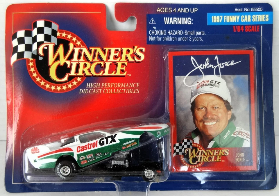 Winner's Circle John Force 1997 Castrol GTX Mustang Funny Car 1:64 Scale - Image 2 of 4