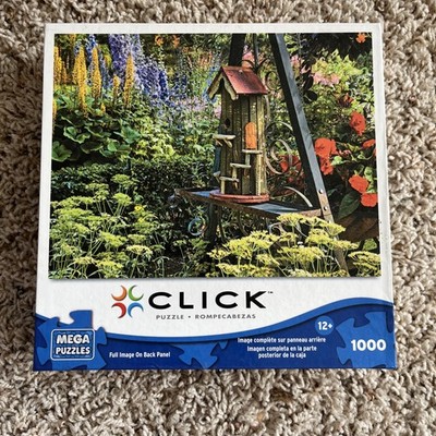 Click ''Teeter Garden'' Roses Mega Jigsaw Puzzle 1000 pcs. 26.75x18.94 NIB