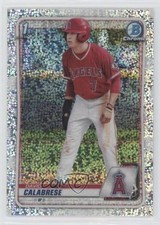 2020 Bowman Draft Chrome Sparkle Refractor David Calabrese #BD-103 6ki