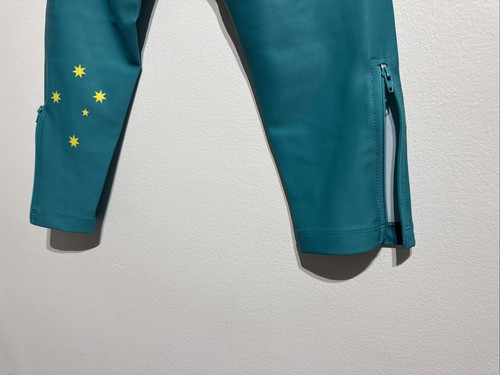BLK Ladies Size 6 AA Athletes 2019 Mid Tights - BNWT - Team Australia Green Gold - Picture 6 of 8
