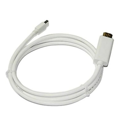 1.8m/6ft Thunderbolt Mini DisplayPort DP to HDMI Adapter Cable for Mac Macbook f