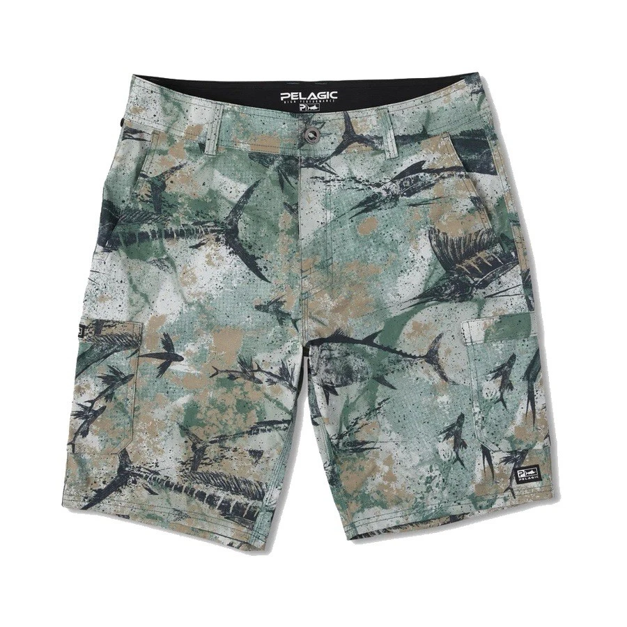 Pelagic Madeira Cargo Hybrid fishing shorts camouflage Size 32x9
Opens in a new window or tab