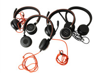 Lot of 4 Jabra Evolve2 40 SE Stereo Wired Headset USB-C, UC HSC131 Free shipping