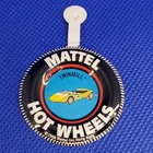 VTG 1968 Mattel Hot Wheels Car Redline TWINMILL Metal Tab Button Badge Pin VGC