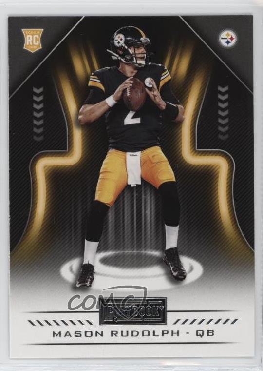 2018 Panini Playbook Rookies Mason Rudolph #110 Rookie RC 0c6