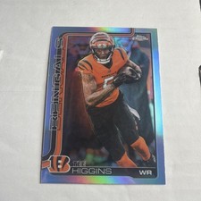Tee Higgins 2025 Topps Chrome Refractor Parallel #59 Cincinnati Bengals
